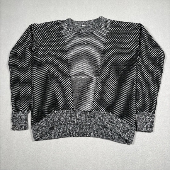 Lululemon Yogi Crew Sweater Women’s 8  Merino Wool Birdseye Thumb Hole - Picture 2 of 9